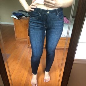 AE high waist skinny jegging size 6 Short